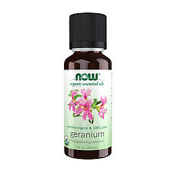 Ефірна олія герань Now Foods Organic Geranium Oil 30 мл