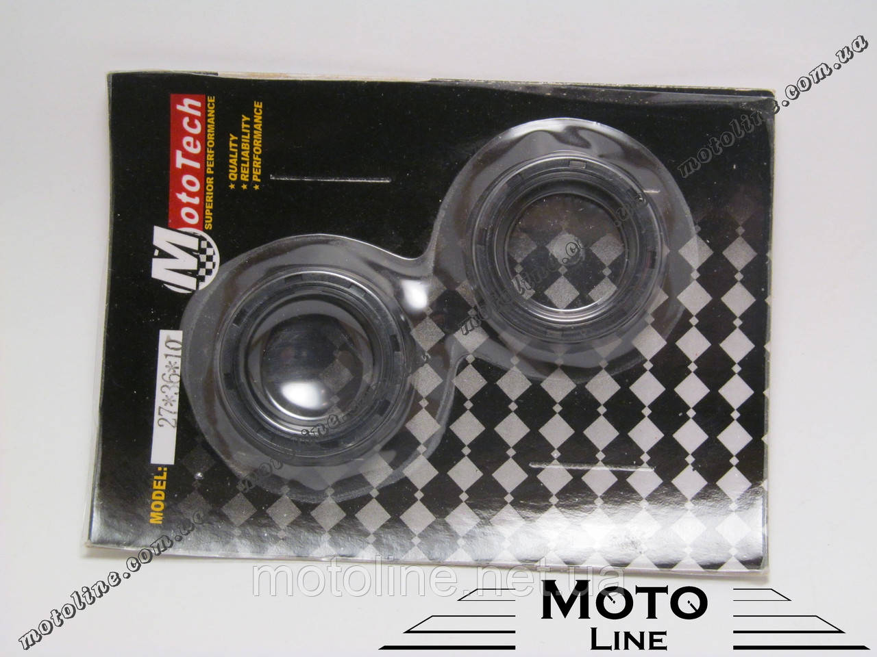 Сальники вилки 27*36*10 Alpha/Savage Mototech, фото 1