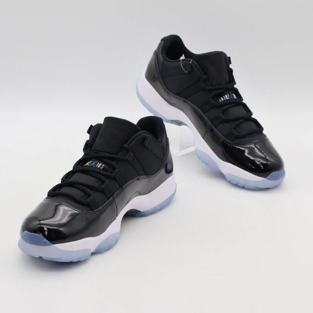Кроссовки NIKE AIR JORDAN 11 RETRO LOW BLACK (лимитированная