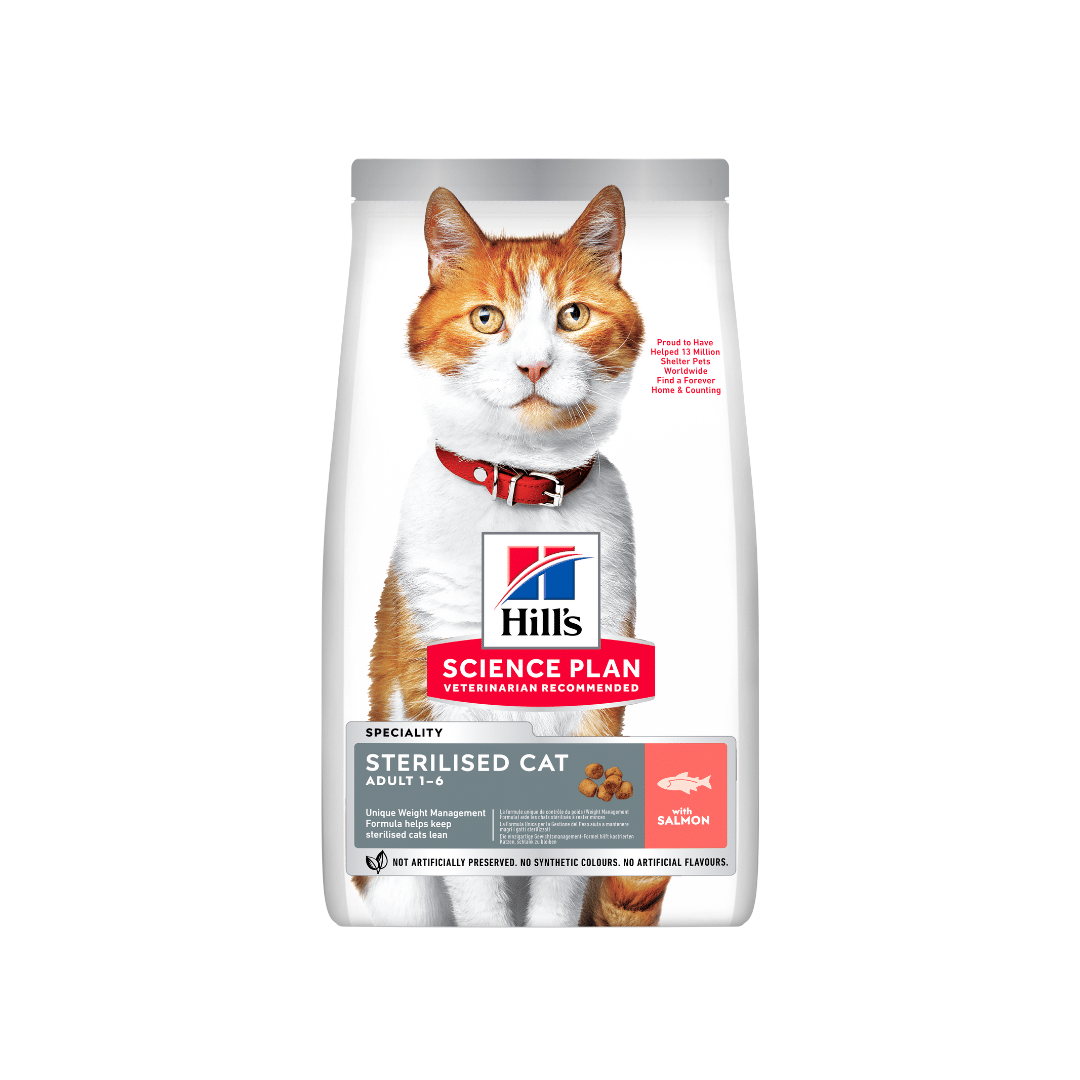 Hill’s SCIENCE PLAN  Adult Sterilised Cat Salmon Сухий корм для дорослих стерилізованих котів, з лососем - 3 кг
