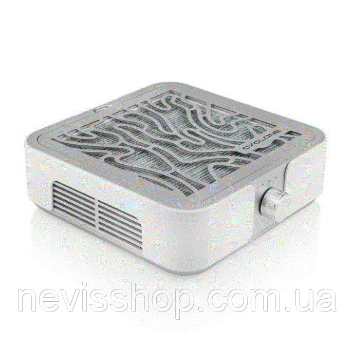 Витяжка для манікюру та педикюру Bucos Cyclone X 2 Silver з НЕРА-фільтром 72 Вт 23.5х23.5х7.5 см кол