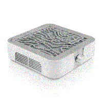 Витяжка для манікюру та педикюру Bucos Cyclone X 2 Silver з НЕРА-фільтром 72 Вт 23.5х23.5х7.5 см кол