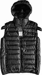 Жилет для підлітків на синтепоні чорний (р-ри: 38-46) D03-1 вир-во Китай.