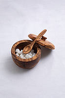 Цукорниця з ложкою з оливкового дерева 13 см Elia Craft