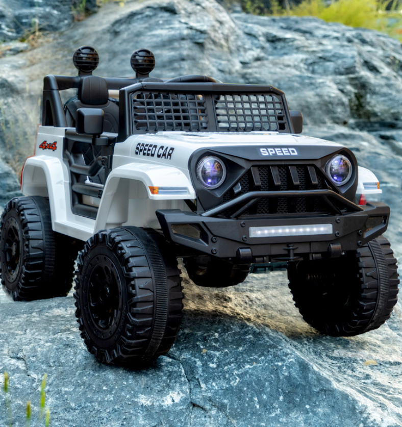 Дитячий електромобіль джип на 4 мотори акумулятор 12 вольт, фото 1