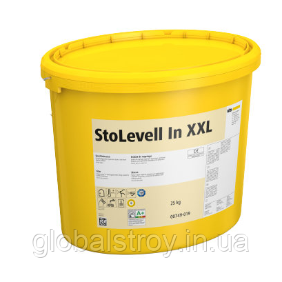 Фінішна шпаклівка органічна для інтер'єрів StoLevell In XXL 25 кг, фото 1