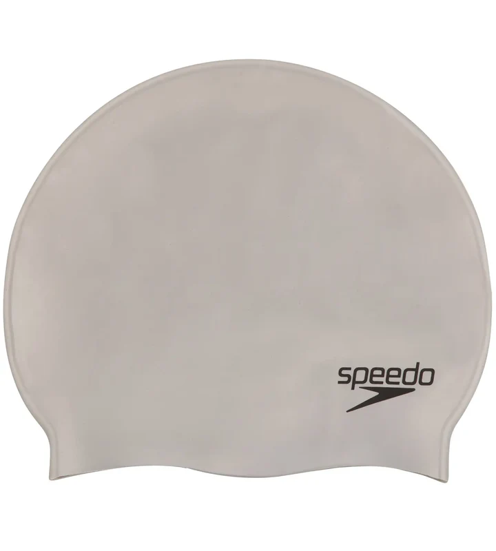 Шапочка для плавання Speedo Plain Flat Silicone Cap (8-709911181) Silver, фото 1