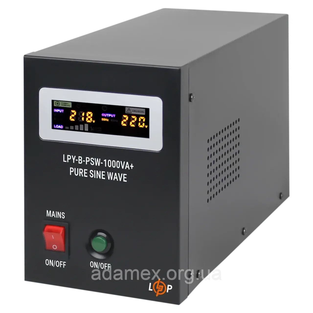 ДБЖ з правильною синусоїдою LOGIC POWER LPY-B-PSW-1000 VA+(700Вт) 10/20 (12V)