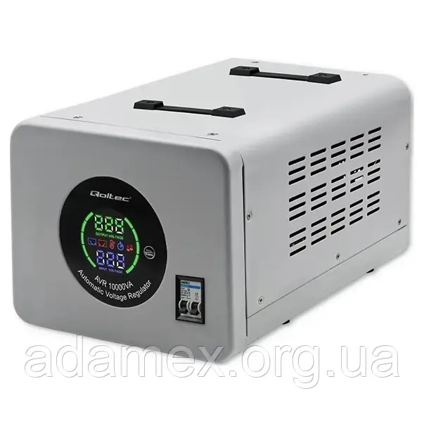 Стабілізатор напруги QOLTEC AVR-10000VA Аналогова індикація
