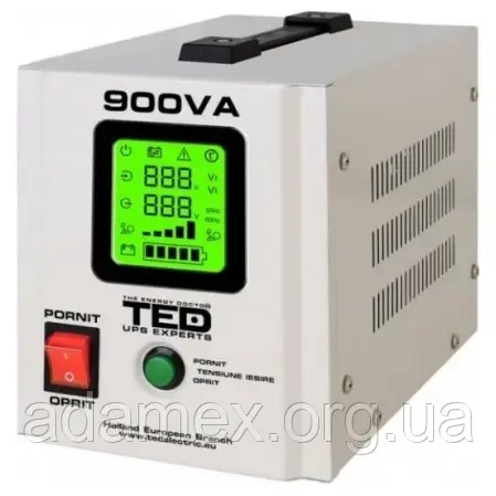 ДБЖ з правильною синусоїдою TED PSW-900VA (500W) 12V