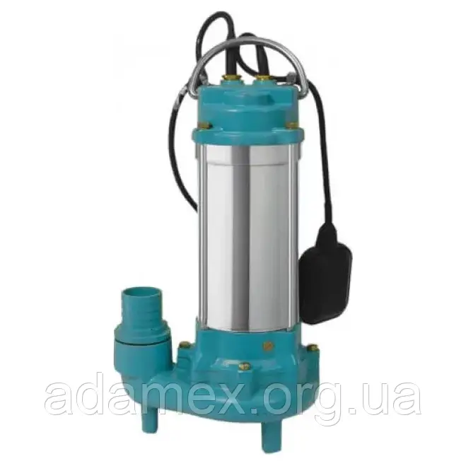 Насос каналізаційний AQUATICA 1.5кВт Hmax 18.5м Qmax 350л/хв з ножем (нерж)