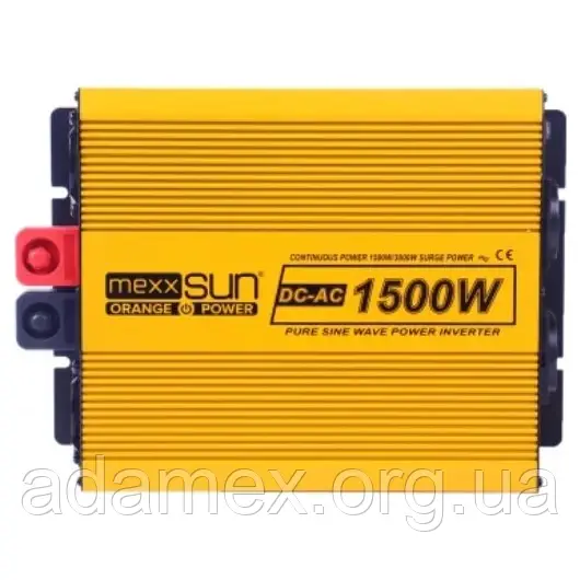 Інвертор з правильною синусоїдою MEXXSUN MXSPSW-1500W/12V/220V