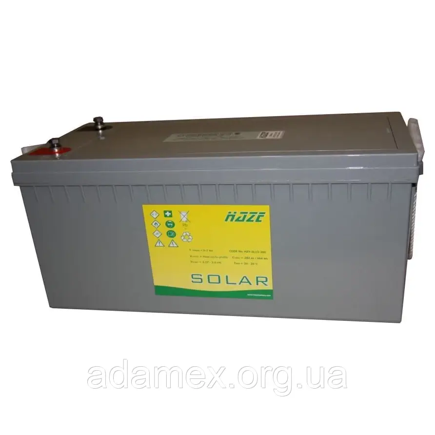 Акумуляторна батарея HAZE HZY-SL12-200 (12V/282Ah) гель