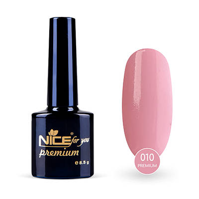 Гель-лак Nice for you Premium №010 Рожева гвоздика 8.5 г