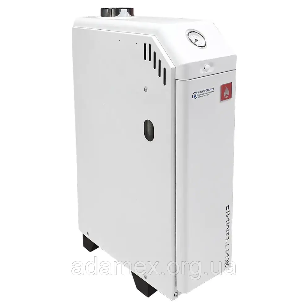 Котел газовий двохконтурний димохідний АТЕМ Житомир-3 КС-ГВ-012СНВ (димохід вгору), фото 1