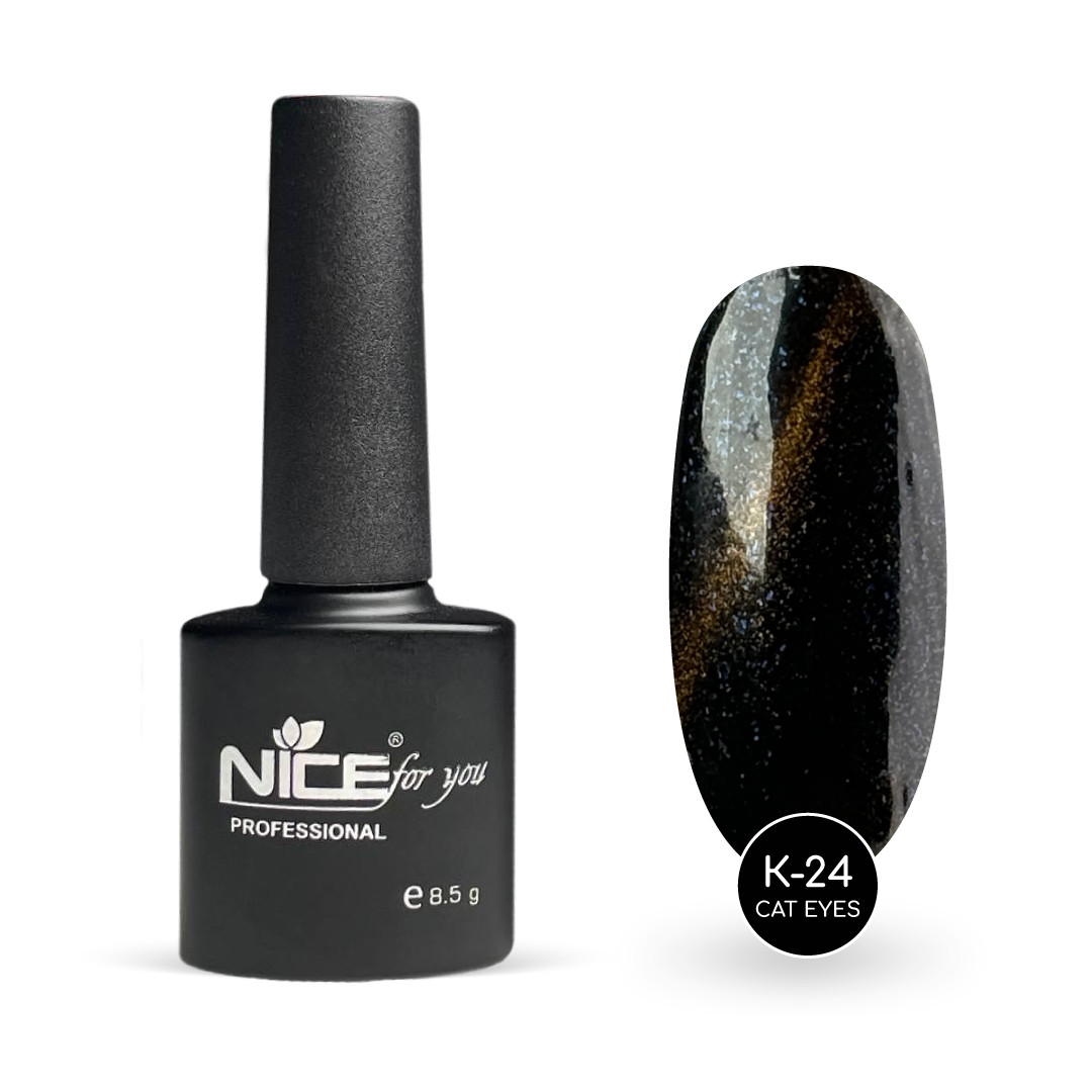 Гель-лак Nice for you Cat Eyes К-24 Шоколадний 8.5 г