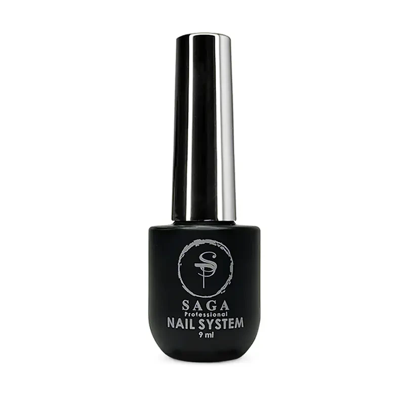 Топ для нігтів без липкого шару Saga Professional Top no wipe №One прозорий, 9 мл