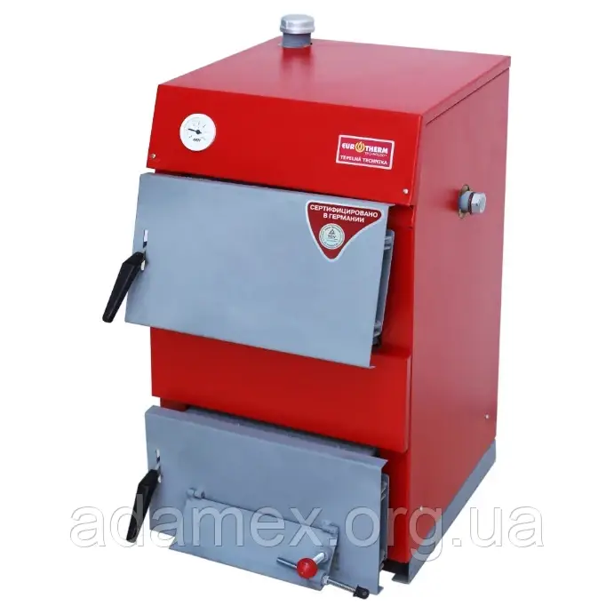 Котел твердопаливний КОЛВІ EUROTHERM 12 CS збільшений