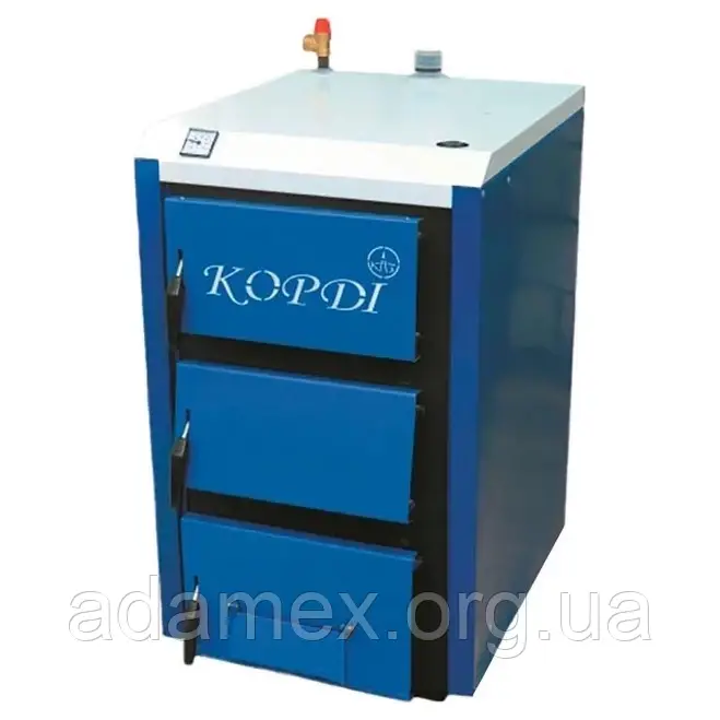 Котел твердопаливний КОРДІ АОТВ- 16-20 Е з подовженою топкою (сталь 4 мм), фото 1