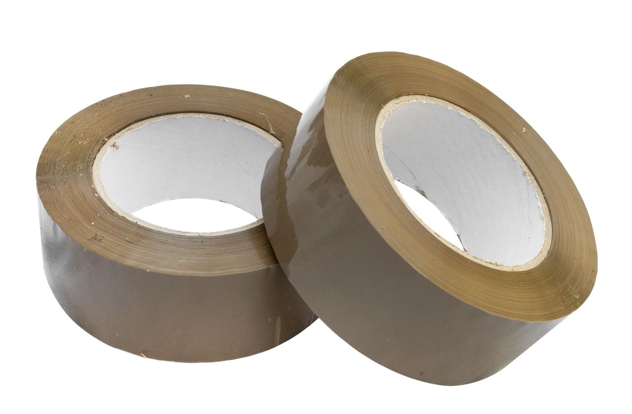 Скотч коричневий (ширина 45 мм довжина 220 метрів Ø 12.5 см вага 320 грам)