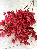 Гілка декоративна для осіннього декору ( червона 110 см), фото 7