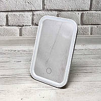 Дзеркало пластикове з підсвічуванням на акумуляторі YF-222