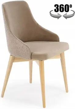 Стілець для кухні Halmar Krzesło Malaga Beżowy Mavel 38 Stelar 16 5905248133136