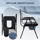 Стілець-туалет AIRM HEALTH з санітарним обладнанням, фото 4