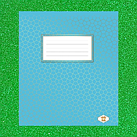 Тетрадь фоновая Тетрада 12 листов косая линия