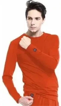 Чоловічий світшот Podgrzewana Bluza Glovii Gj1Rxl Rozmiar Xl Pomarańczowy