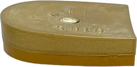 Підбор жіночий пластиковий 0105 р.1-3  Висота без набійки 1,0-1,0-1,1 см Золотий