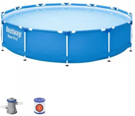 Каркасний басейн Basen Bestway Steel Pro 56681 366x76cm, фото 1