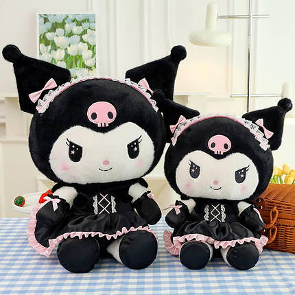 М'яка іграшка "Kuromi Hello Kitty" 35 см, фото 1