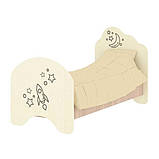Ліжко дитяче без матраца "Таємничий всесвіт" з фотодруком, фото 2