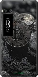 Чехол на Meizu Pro 7 Plus Black Bitcoin "6090u-1131-7290"