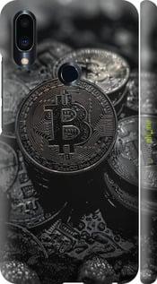 Чехол на Meizu Note 9 Black Bitcoin "6090m-1689-7290"