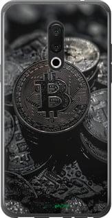 Чехол на Meizu 15 Black Bitcoin "6090u-1472-7290"