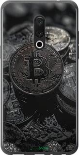 Чехол на Meizu 15 Plus Black Bitcoin "6090u-1473-7290"