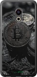 Чехол на Meizu Pro 6 Black Bitcoin "6090u-293-7290"