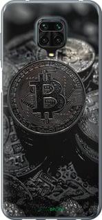 Чехол на Xiaomi Redmi Note 9 Pro Black Bitcoin "6090u-1911-7290"