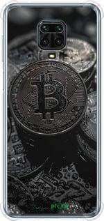 Чехол на Xiaomi Redmi Note 9S Black Bitcoin "6090sp-2029-7290"