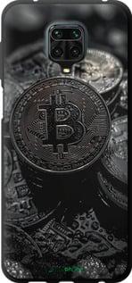 Чехол на Xiaomi Redmi Note 9S Black Bitcoin "6090b-2029-7290"