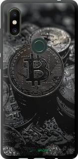 Чехол на Xiaomi Mi Mix 2s Black Bitcoin "6090b-1438-7290", фото 1