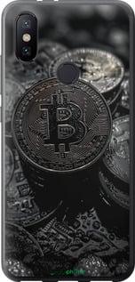 Чехол на Xiaomi Mi A2 Black Bitcoin "6090u-1481-7290", фото 1