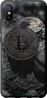 Чехол на Xiaomi Mi A2 Black Bitcoin "6090b-1481-7290", фото 1