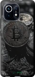 Чехол на Xiaomi Mi 11 Black Bitcoin "6090b-2253-7290", фото 1