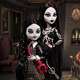 Колекційні Ляльки Monster High Skullector Addams Family: Мортіша та Уенсдей сімейка Адамсів HRP87, фото 3