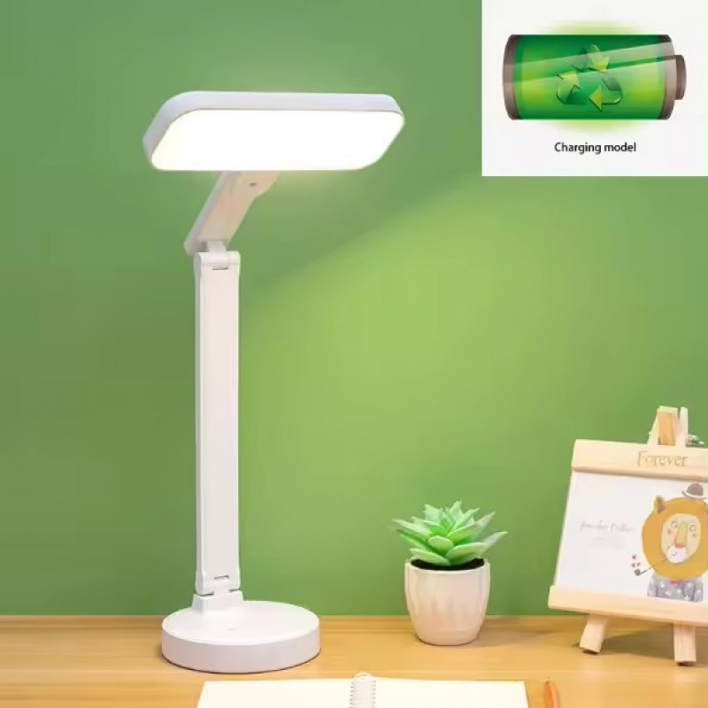 Настільна світлодіодна лампа з акумулятором 1200mah біла 4 W 24-світлодіодів (DN-D204)