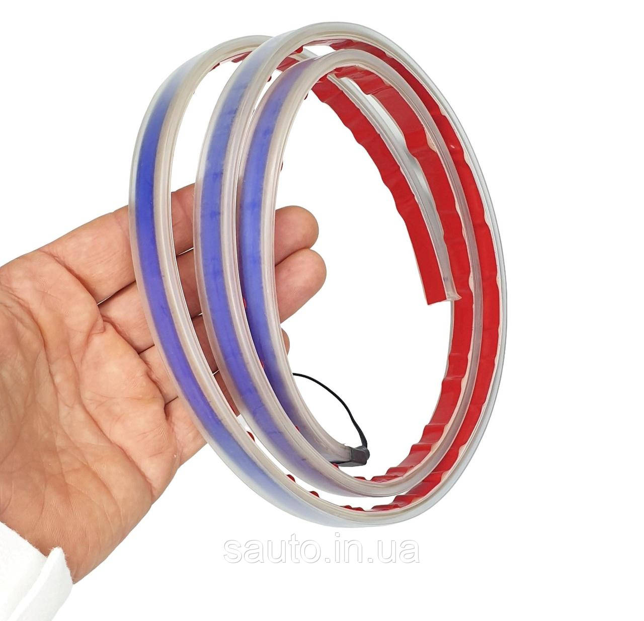 150 см. 12 Вольт. Синя. Неонова підсвітка в авто, декоративна, машини, led, лед, фото 1