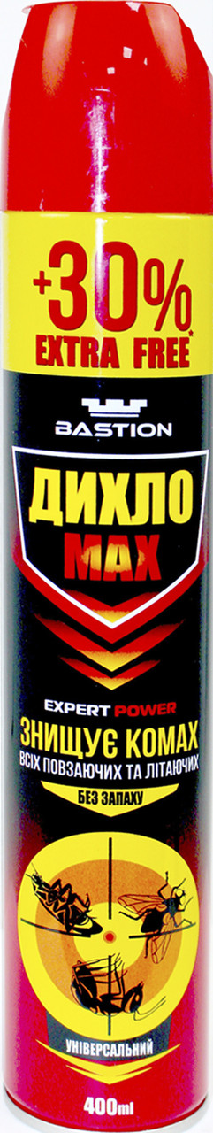 Дихлофос Bastion "ДихлоМАХ" Expert Power 400 мл, фото 1